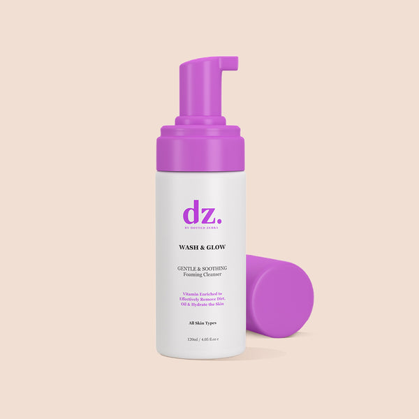 WASH & GLOW – Gentle & Soothing Foaming Cleanser