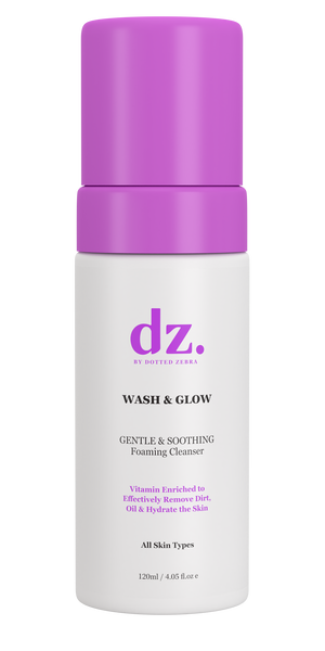 WASH & GLOW – Gentle & Soothing Foaming Cleanser