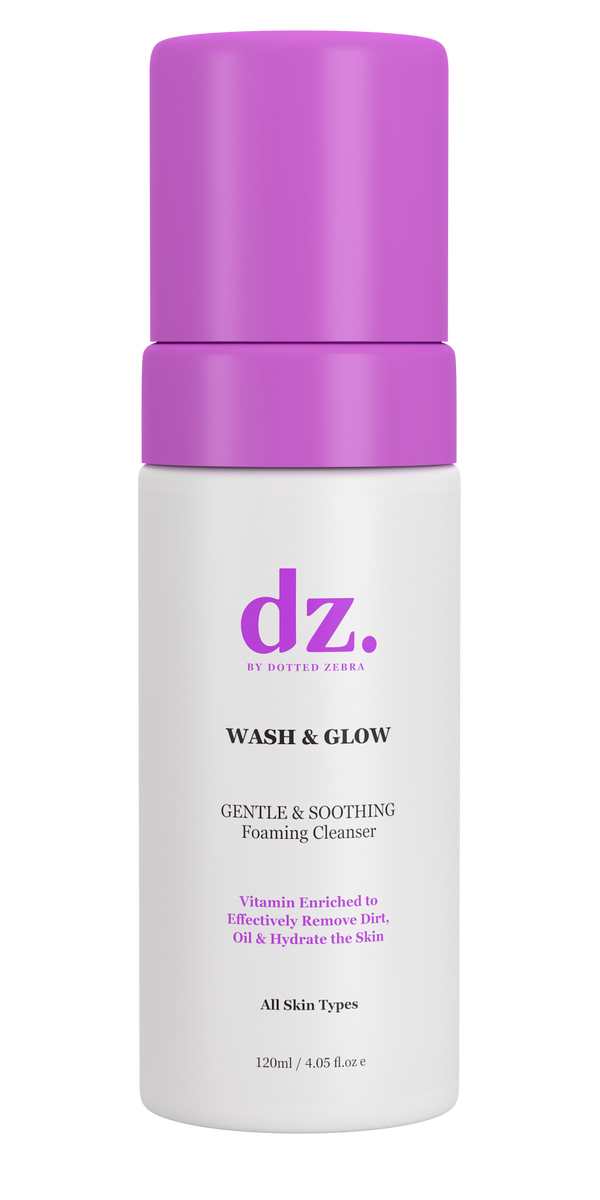 WASH & GLOW – Gentle & Soothing Foaming Cleanser