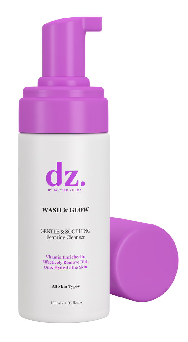 WASH & GLOW – Gentle & Soothing Foaming Cleanser